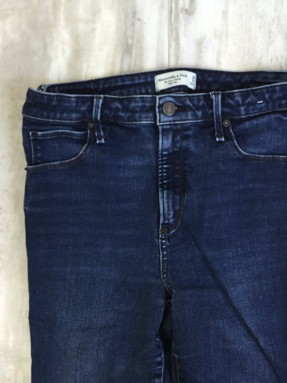 Abercrombie & Fitch The Super Skinny High Rise Jean 29/8 - Picture 2 of 6